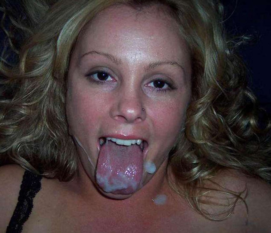 Tongue Cumshot