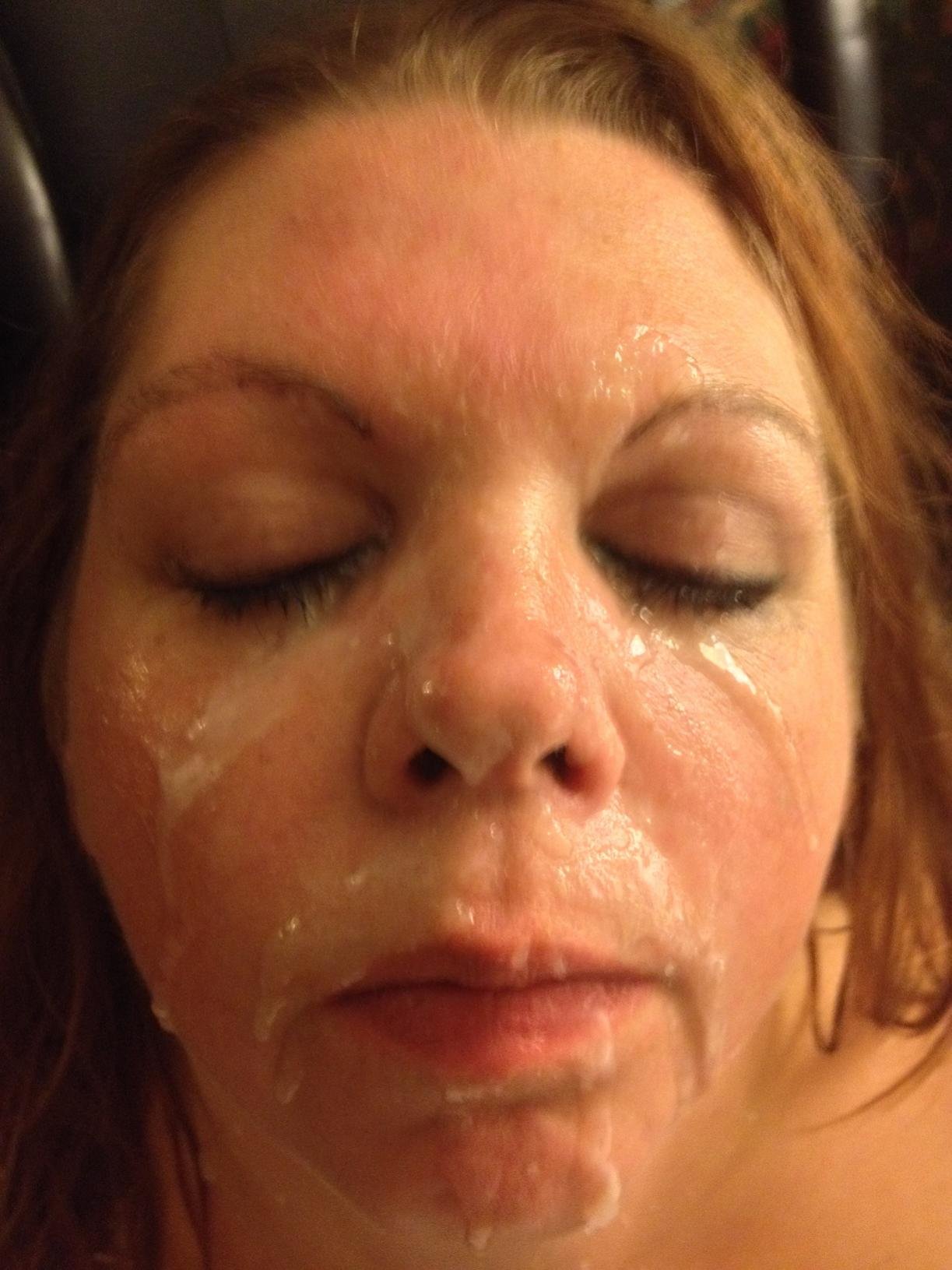 Covered in spit porn